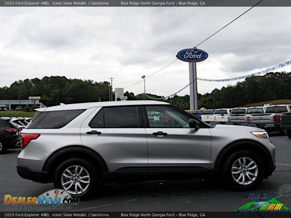 2020 Ford Explorer 4WD Iconic Silver Metallic / Sandstone Photo #6