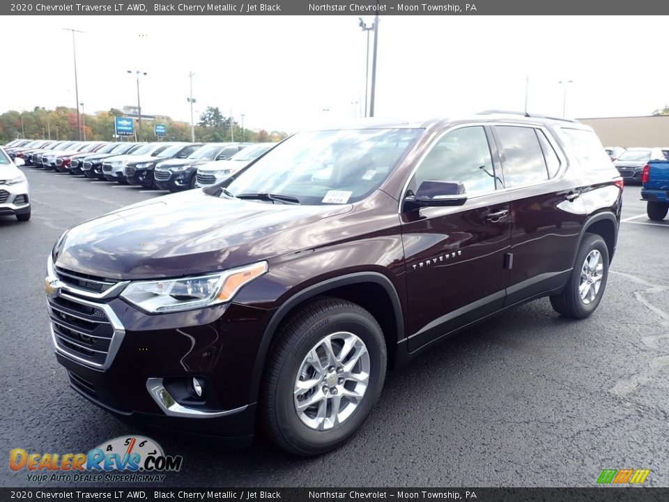 2020 Chevrolet Traverse LT AWD Black Cherry Metallic / Jet Black Photo #1