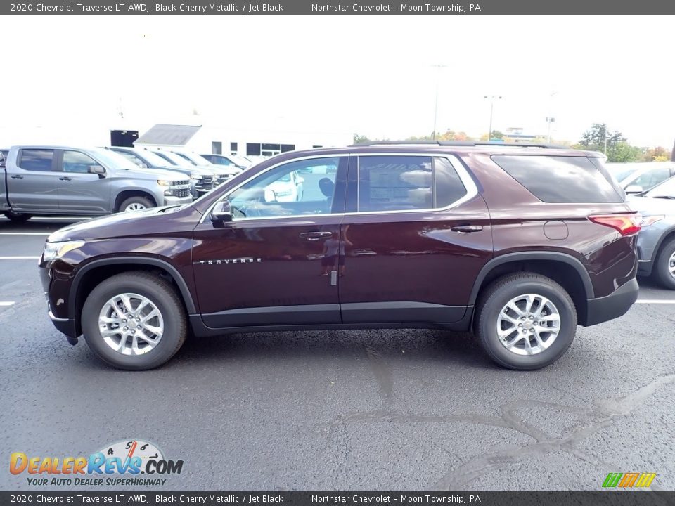 2020 Chevrolet Traverse LT AWD Black Cherry Metallic / Jet Black Photo #2
