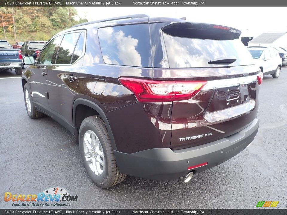 2020 Chevrolet Traverse LT AWD Black Cherry Metallic / Jet Black Photo #3