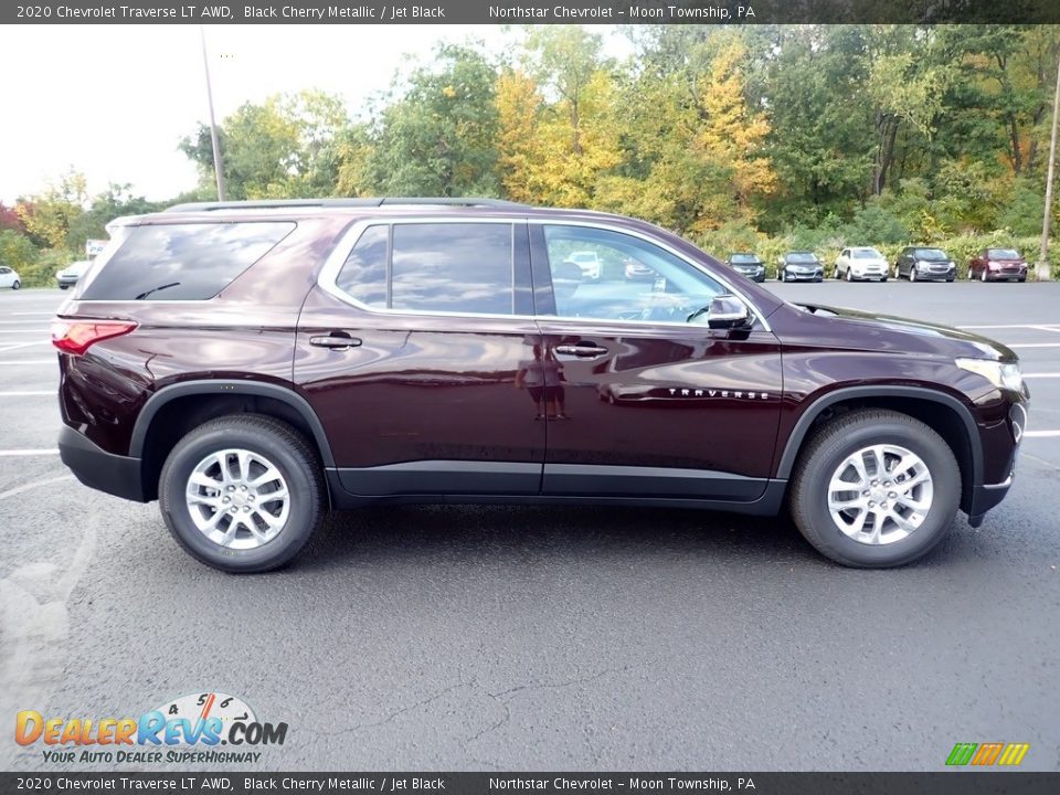 2020 Chevrolet Traverse LT AWD Black Cherry Metallic / Jet Black Photo #6