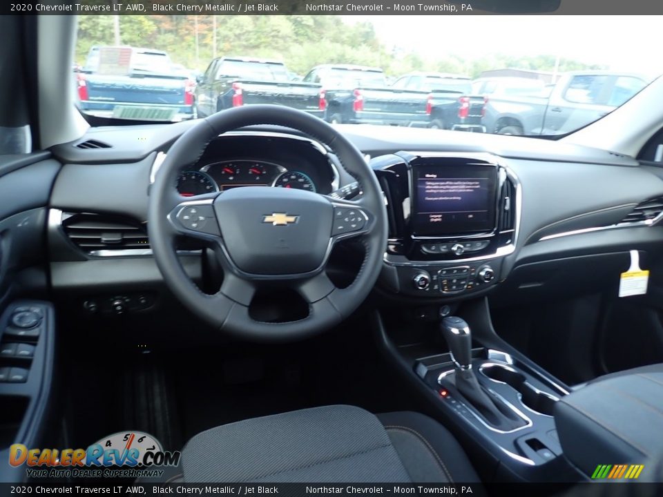 2020 Chevrolet Traverse LT AWD Black Cherry Metallic / Jet Black Photo #13