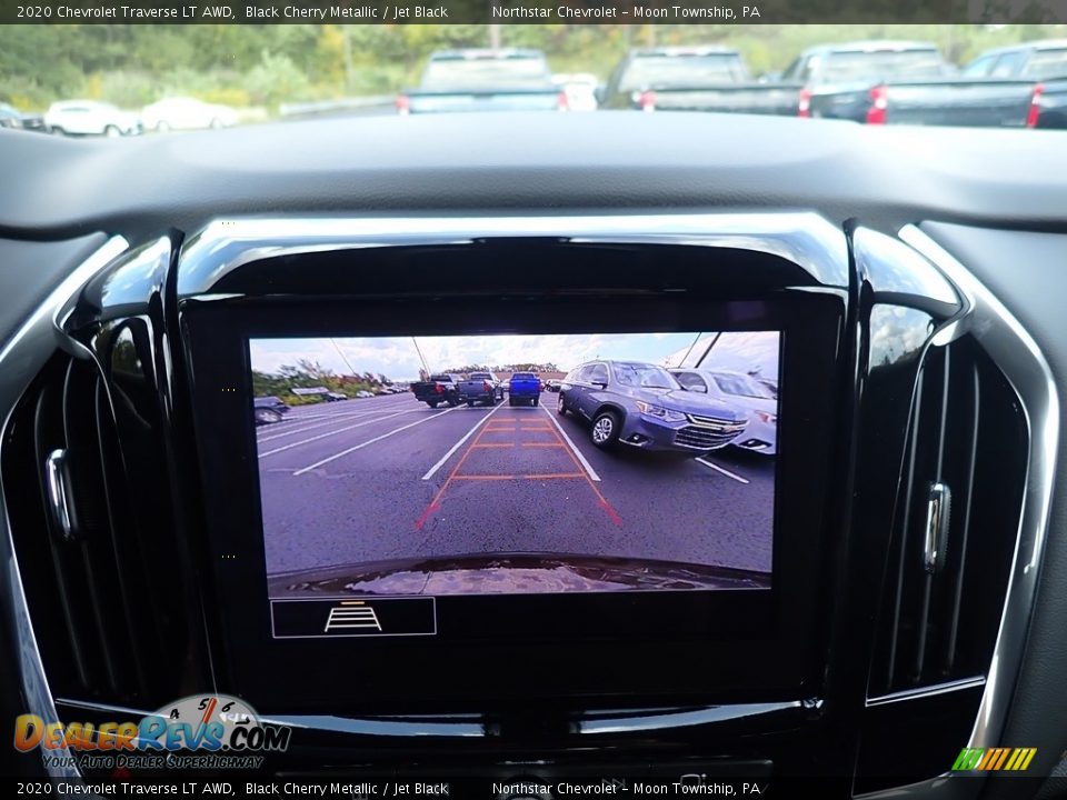 2020 Chevrolet Traverse LT AWD Black Cherry Metallic / Jet Black Photo #18
