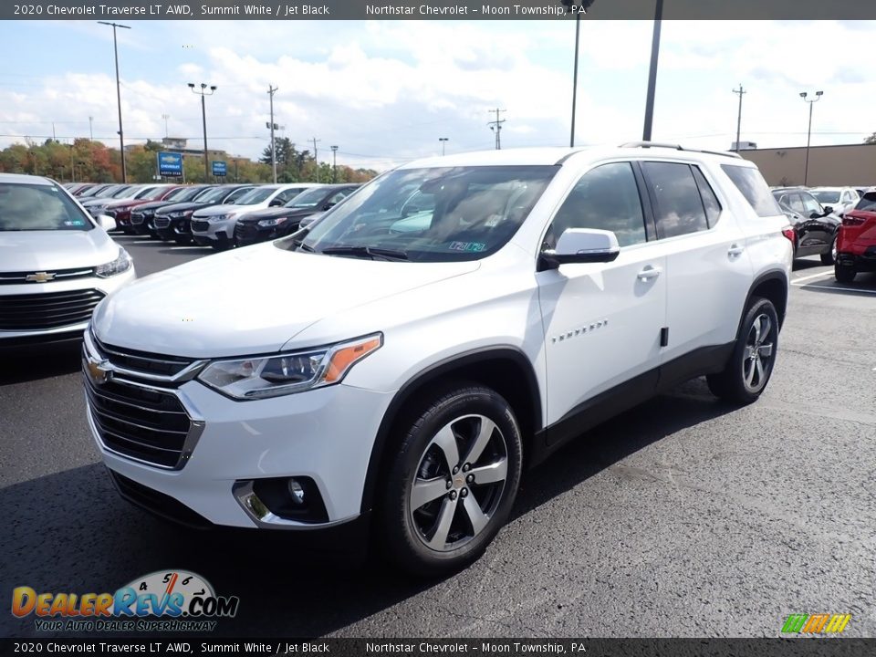 2020 Chevrolet Traverse LT AWD Summit White / Jet Black Photo #1