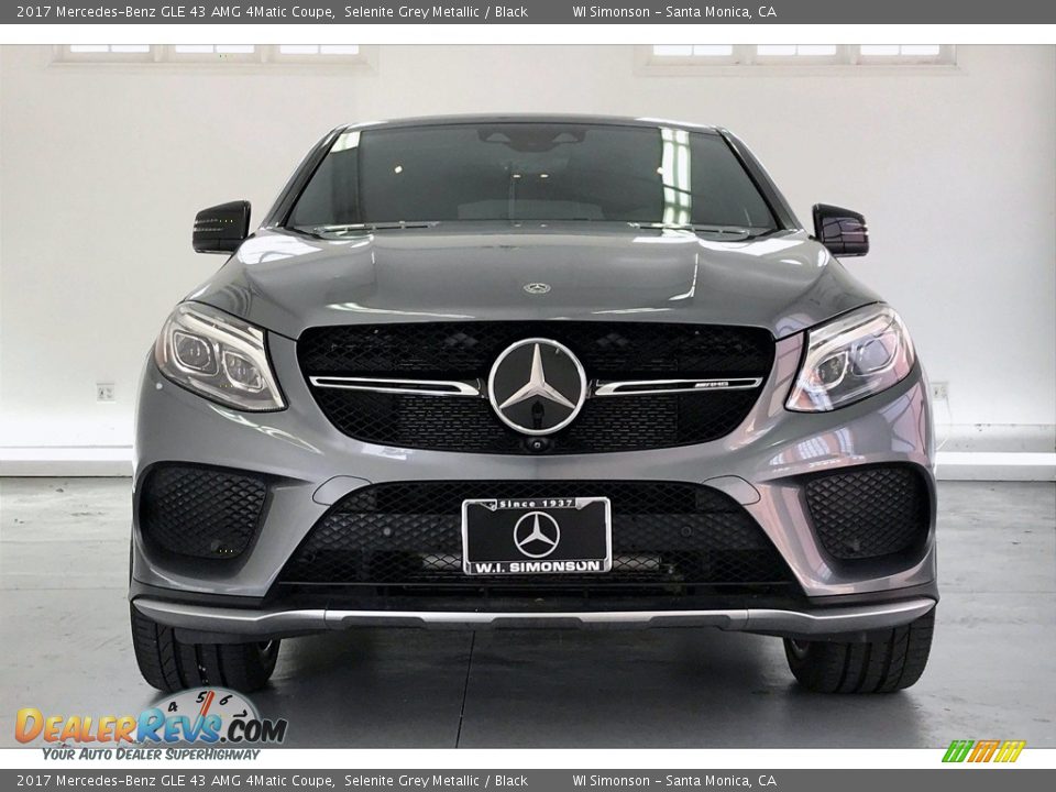 2017 Mercedes-Benz GLE 43 AMG 4Matic Coupe Selenite Grey Metallic / Black Photo #2