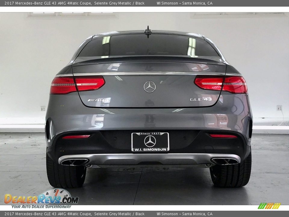 2017 Mercedes-Benz GLE 43 AMG 4Matic Coupe Selenite Grey Metallic / Black Photo #3