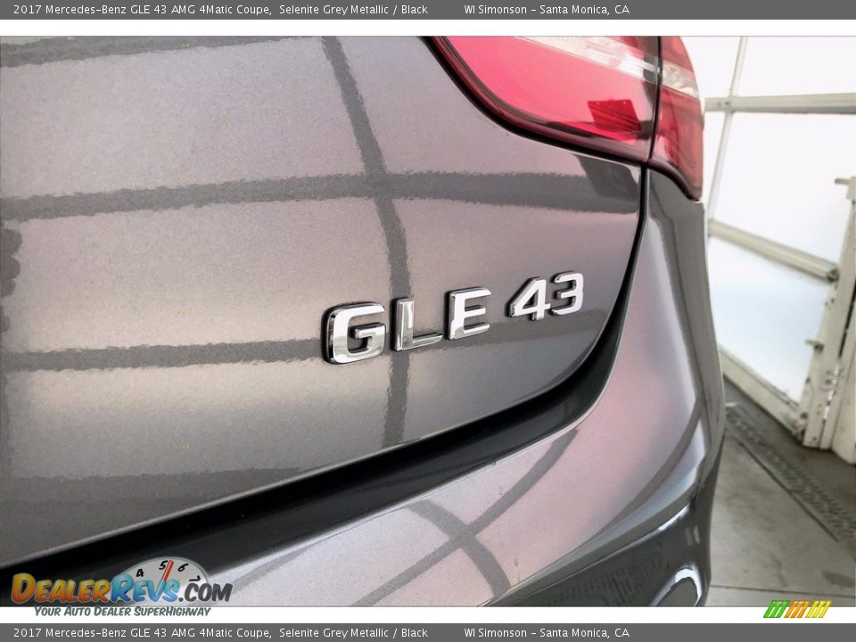 2017 Mercedes-Benz GLE 43 AMG 4Matic Coupe Selenite Grey Metallic / Black Photo #7