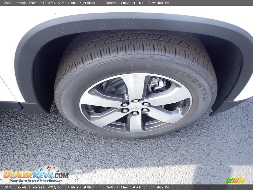 2020 Chevrolet Traverse LT AWD Summit White / Jet Black Photo #9