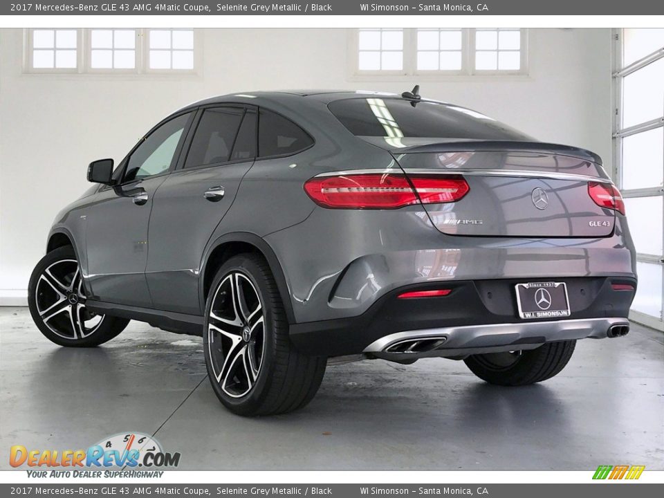 2017 Mercedes-Benz GLE 43 AMG 4Matic Coupe Selenite Grey Metallic / Black Photo #10