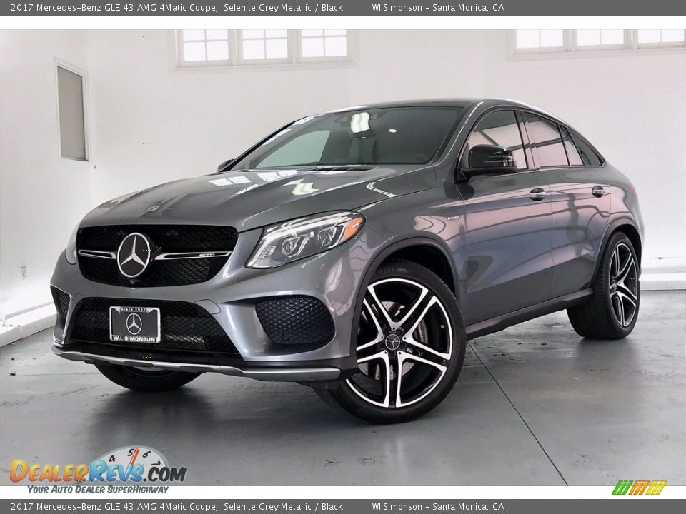 2017 Mercedes-Benz GLE 43 AMG 4Matic Coupe Selenite Grey Metallic / Black Photo #12