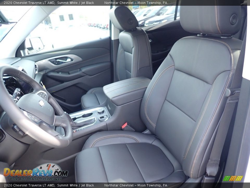 2020 Chevrolet Traverse LT AWD Summit White / Jet Black Photo #15
