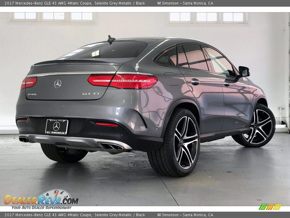 2017 Mercedes-Benz GLE 43 AMG 4Matic Coupe Selenite Grey Metallic / Black Photo #16