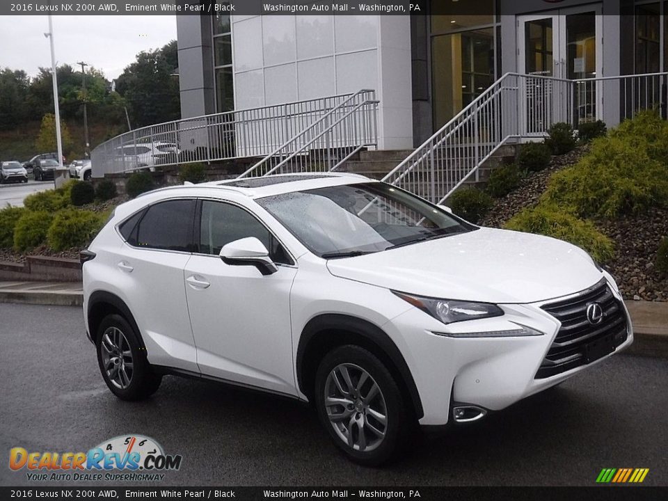 2016 Lexus NX 200t AWD Eminent White Pearl / Black Photo #1