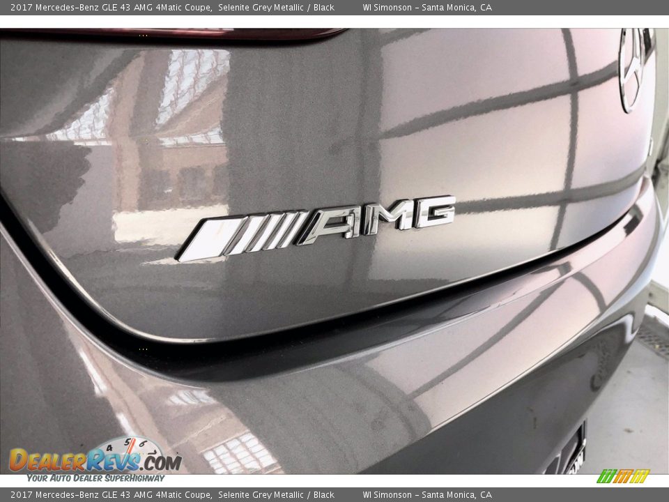 2017 Mercedes-Benz GLE 43 AMG 4Matic Coupe Selenite Grey Metallic / Black Photo #27
