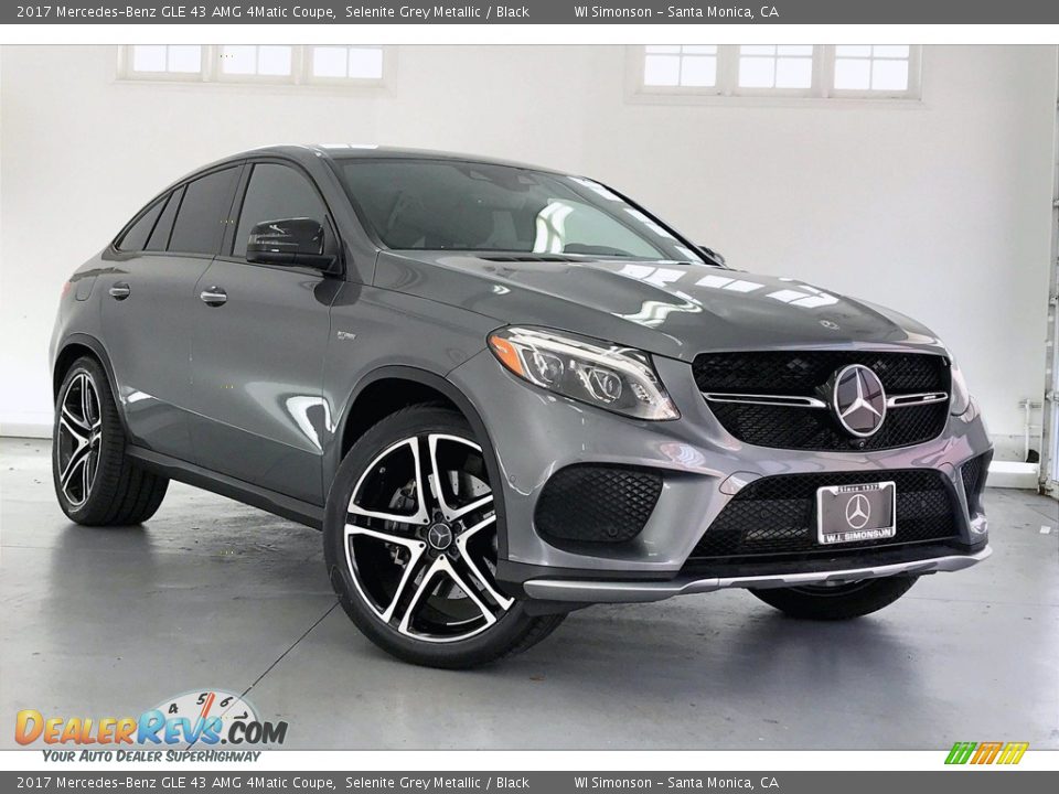 2017 Mercedes-Benz GLE 43 AMG 4Matic Coupe Selenite Grey Metallic / Black Photo #34