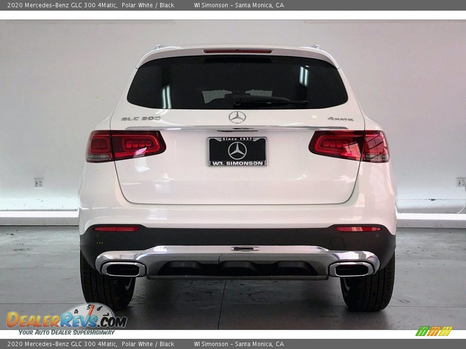 2020 Mercedes-Benz GLC 300 4Matic Polar White / Black Photo #3