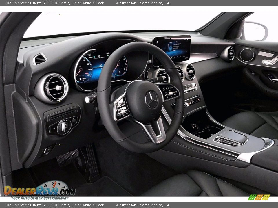 2020 Mercedes-Benz GLC 300 4Matic Polar White / Black Photo #4