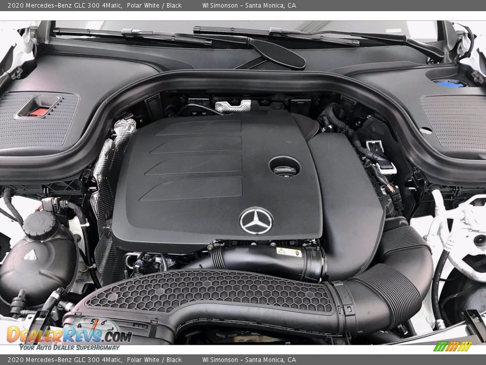 2020 Mercedes-Benz GLC 300 4Matic Polar White / Black Photo #8