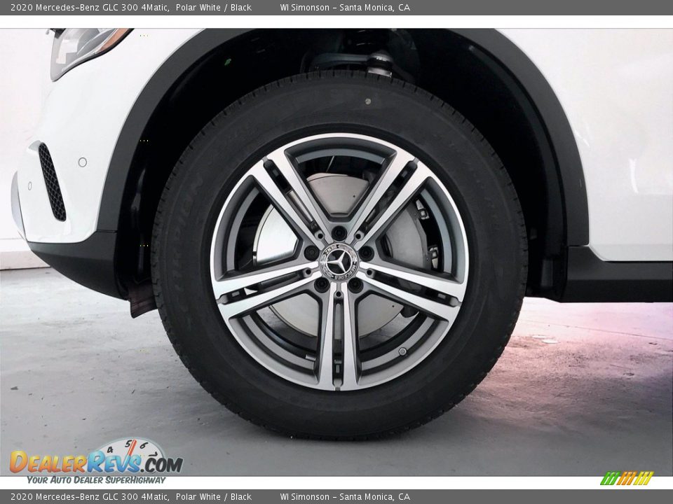 2020 Mercedes-Benz GLC 300 4Matic Polar White / Black Photo #9