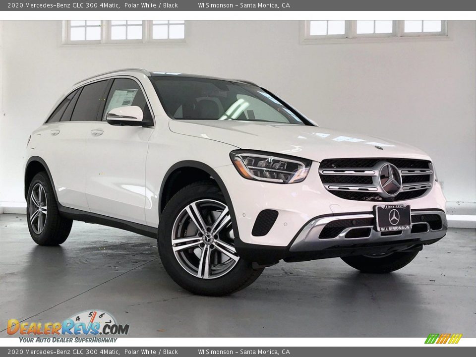 2020 Mercedes-Benz GLC 300 4Matic Polar White / Black Photo #12