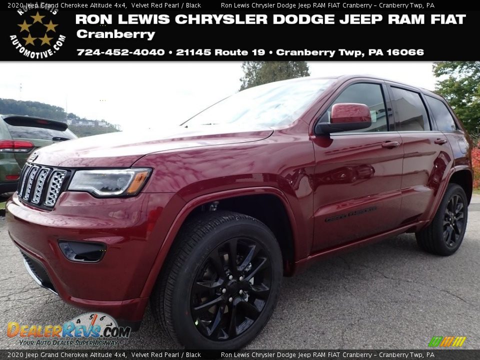 2020 Jeep Grand Cherokee Altitude 4x4 Velvet Red Pearl / Black Photo #1