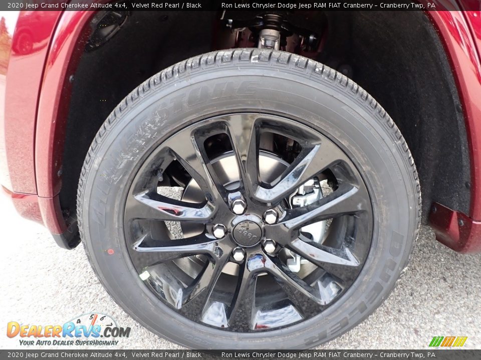 2020 Jeep Grand Cherokee Altitude 4x4 Velvet Red Pearl / Black Photo #10