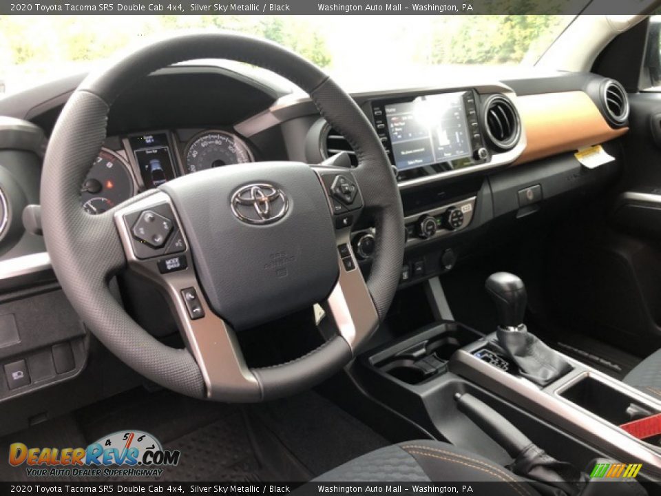 2020 Toyota Tacoma SR5 Double Cab 4x4 Silver Sky Metallic / Black Photo #5