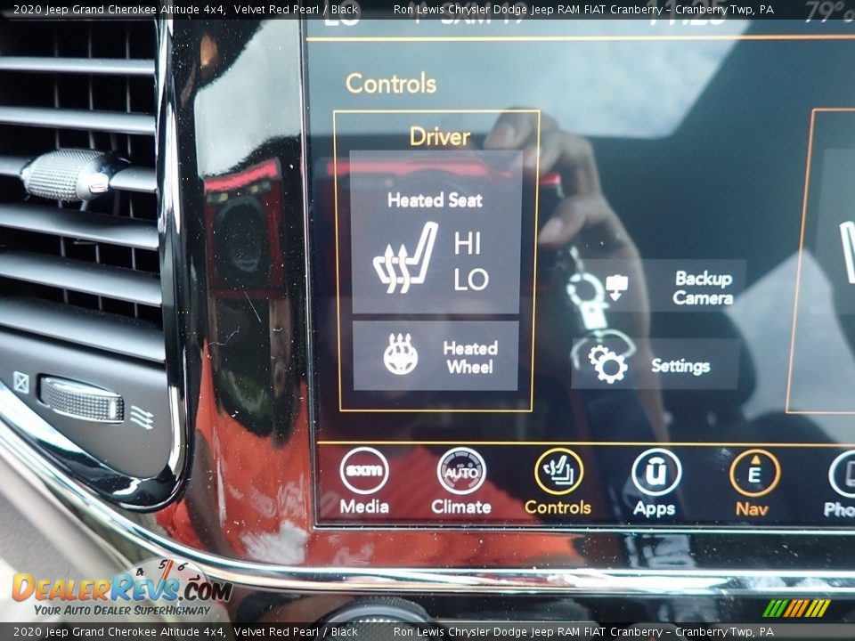 2020 Jeep Grand Cherokee Altitude 4x4 Velvet Red Pearl / Black Photo #20