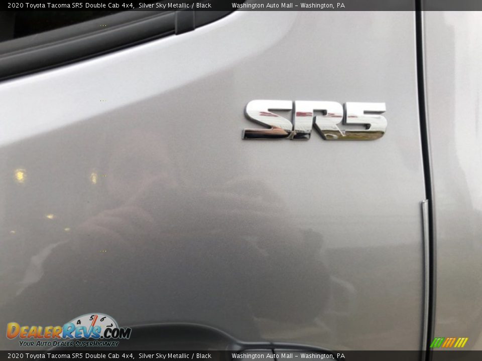 2020 Toyota Tacoma SR5 Double Cab 4x4 Silver Sky Metallic / Black Photo #30