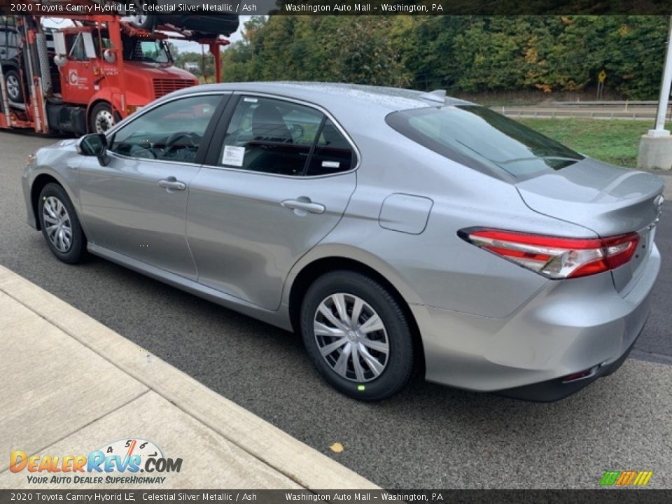 2020 Toyota Camry Hybrid LE Celestial Silver Metallic / Ash Photo #2