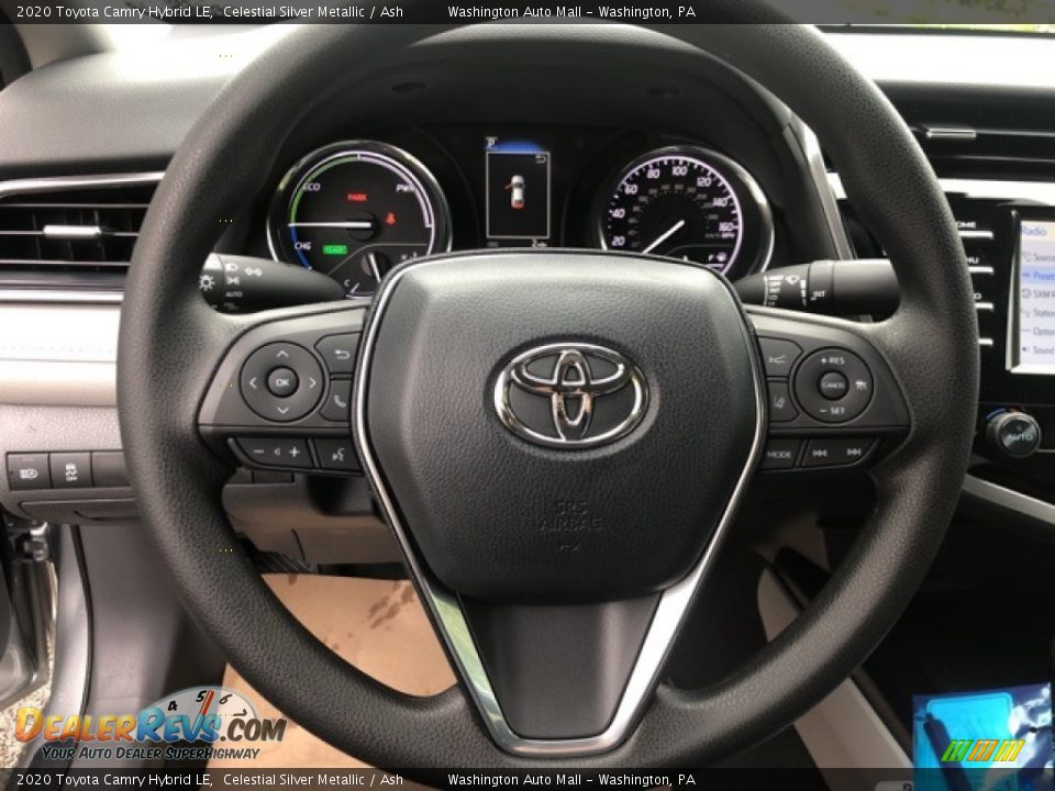 2020 Toyota Camry Hybrid LE Steering Wheel Photo #14