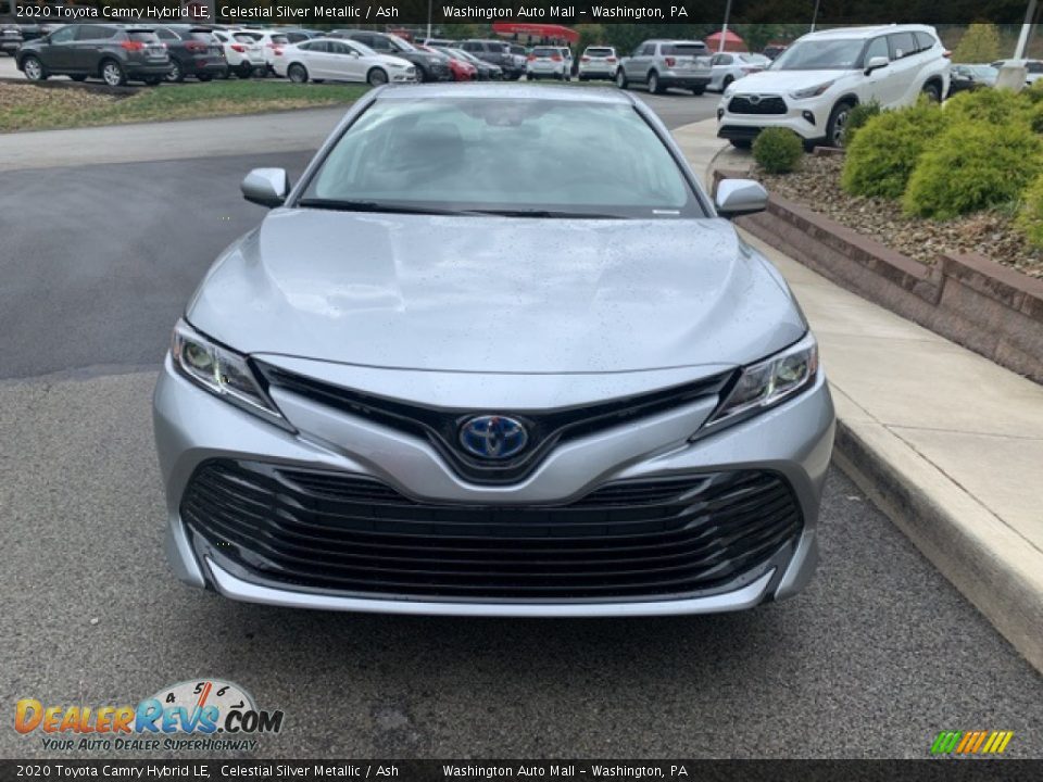 2020 Toyota Camry Hybrid LE Celestial Silver Metallic / Ash Photo #25