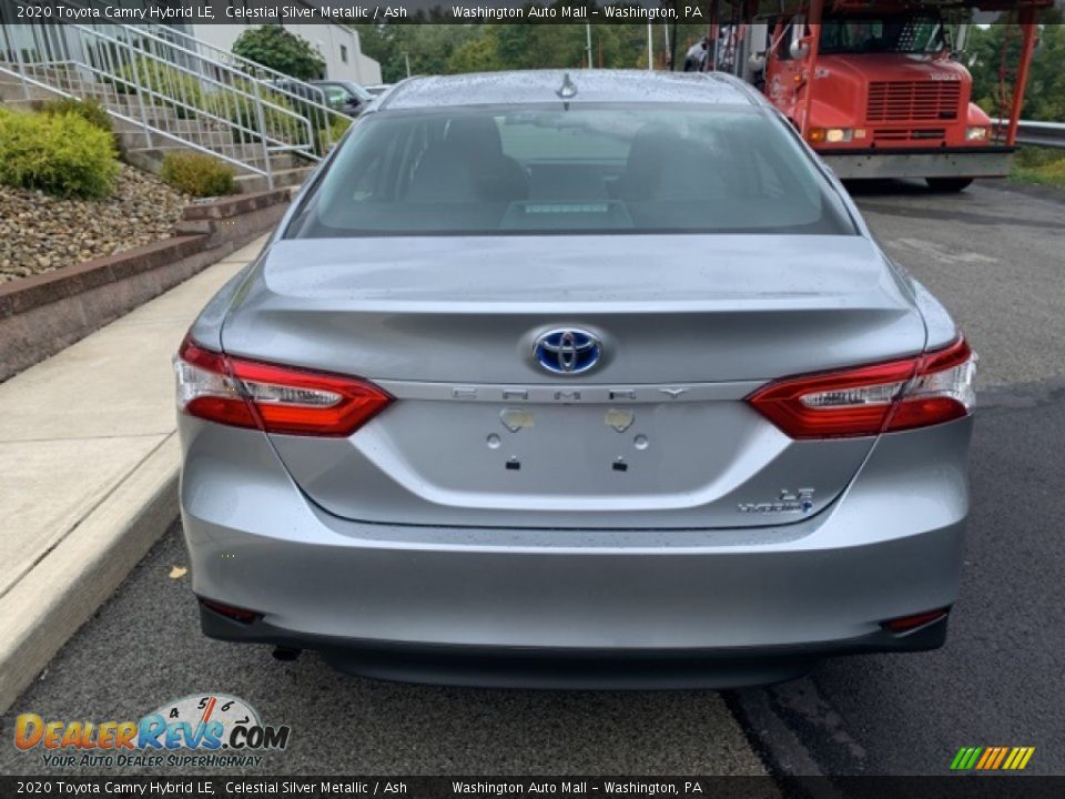 2020 Toyota Camry Hybrid LE Celestial Silver Metallic / Ash Photo #26