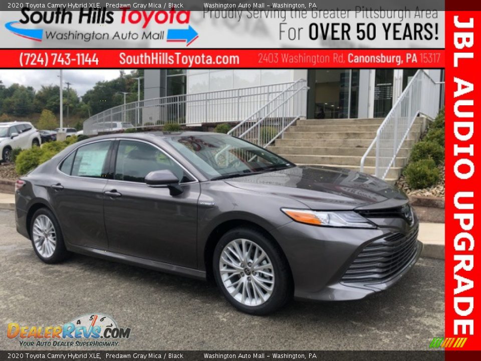 2020 Toyota Camry Hybrid XLE Predawn Gray Mica / Black Photo #1