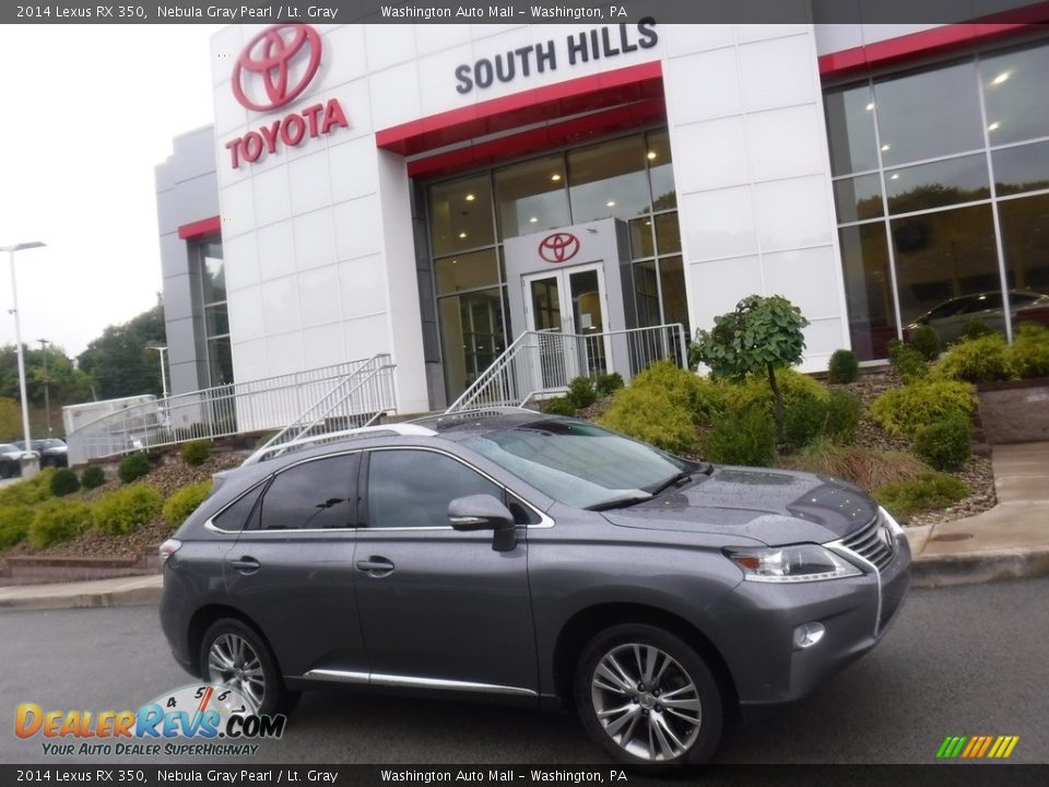 2014 Lexus RX 350 Nebula Gray Pearl / Lt. Gray Photo #2