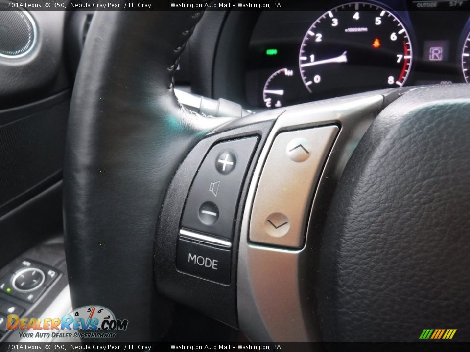 2014 Lexus RX 350 Nebula Gray Pearl / Lt. Gray Photo #6