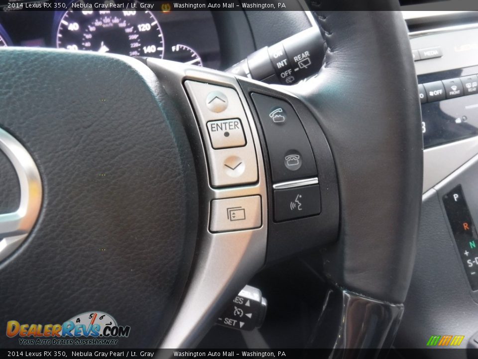 2014 Lexus RX 350 Nebula Gray Pearl / Lt. Gray Photo #7