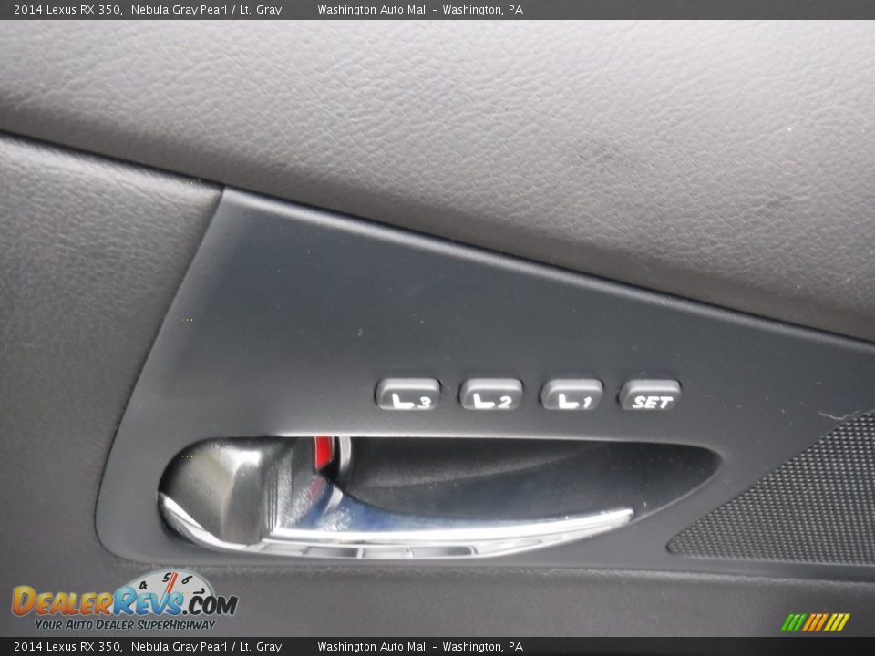 2014 Lexus RX 350 Nebula Gray Pearl / Lt. Gray Photo #16