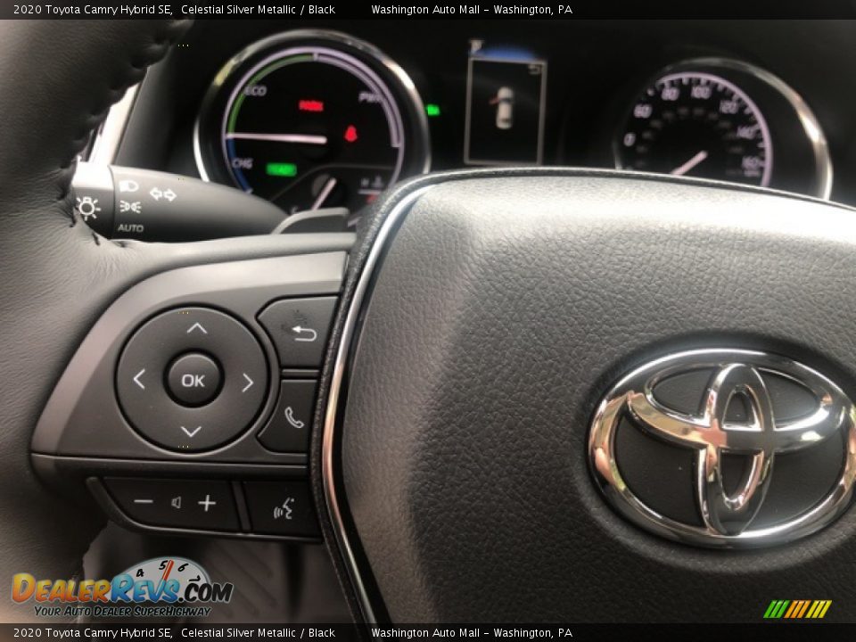 2020 Toyota Camry Hybrid SE Steering Wheel Photo #7