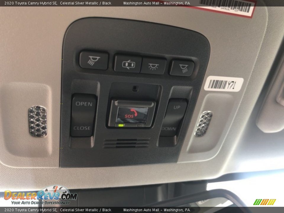 2020 Toyota Camry Hybrid SE Celestial Silver Metallic / Black Photo #14
