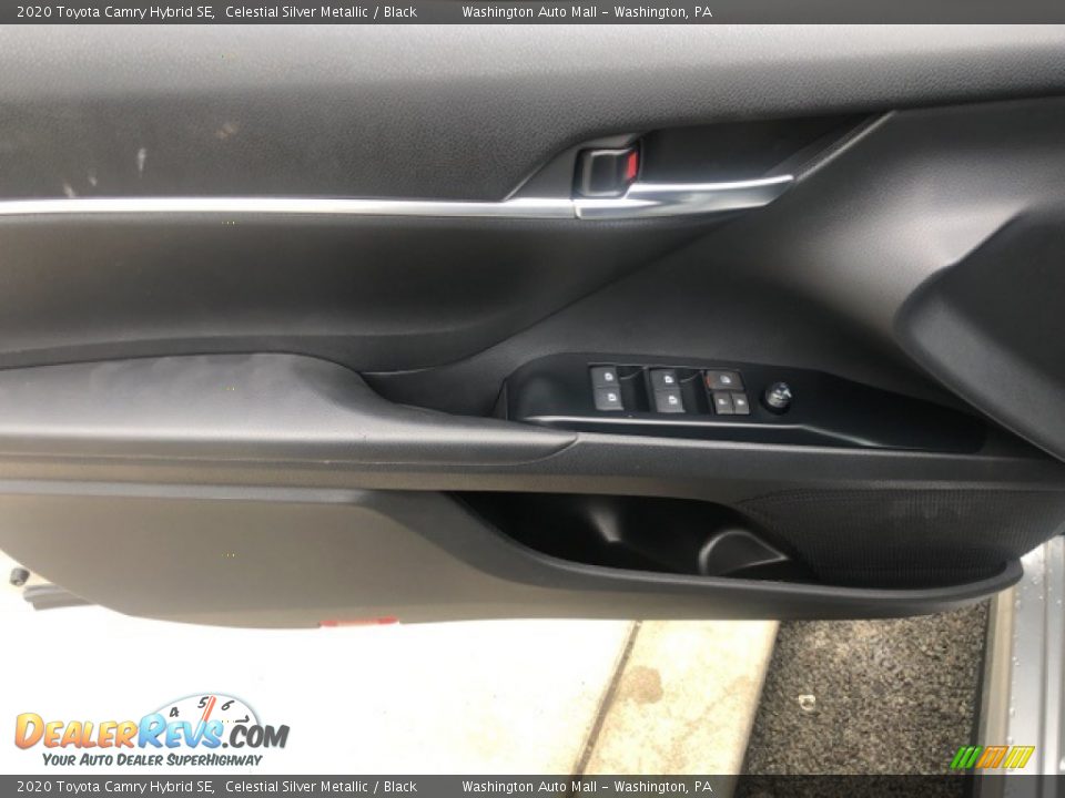 2020 Toyota Camry Hybrid SE Celestial Silver Metallic / Black Photo #18