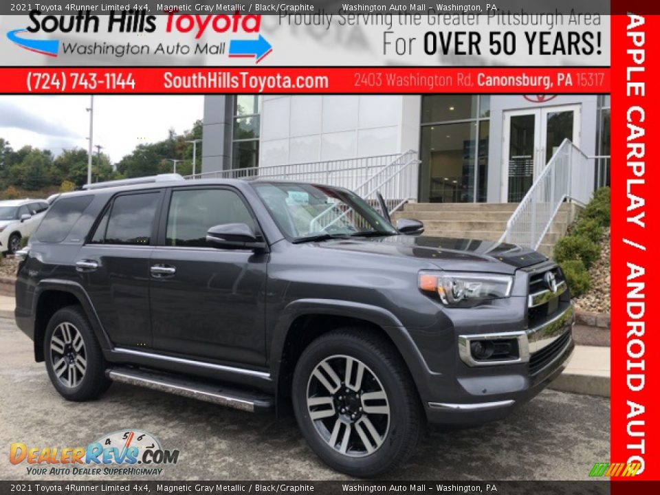2021 Toyota 4Runner Limited 4x4 Magnetic Gray Metallic / Black/Graphite Photo #1