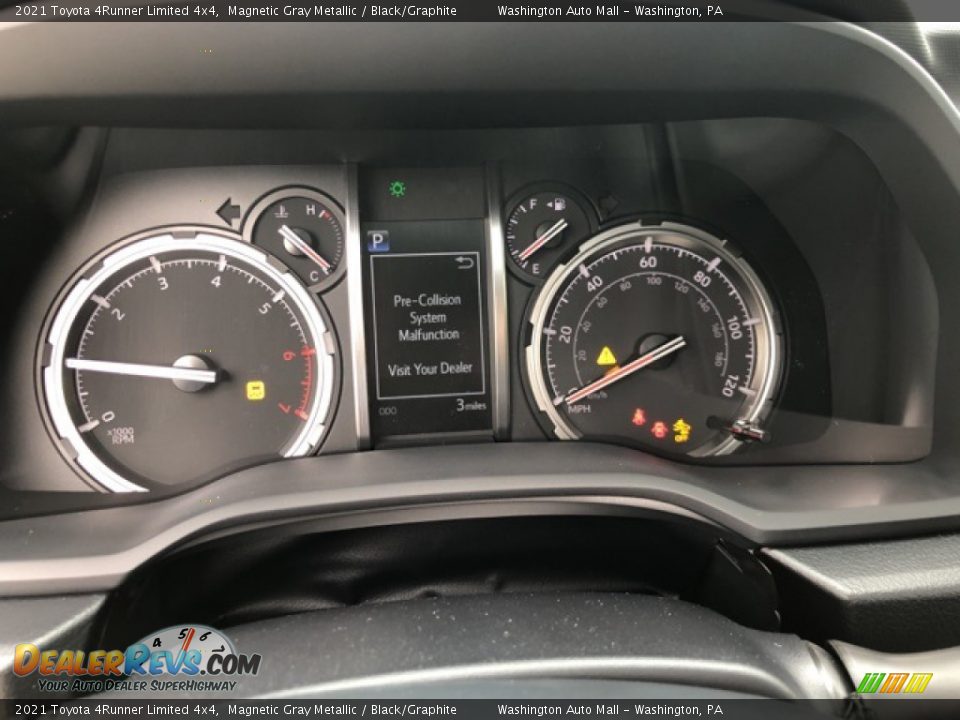2021 Toyota 4Runner Limited 4x4 Gauges Photo #17