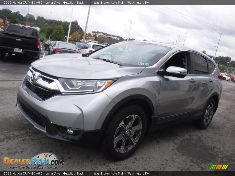 2019 Honda CR-V EX AWD Lunar Silver Metallic / Black Photo #6