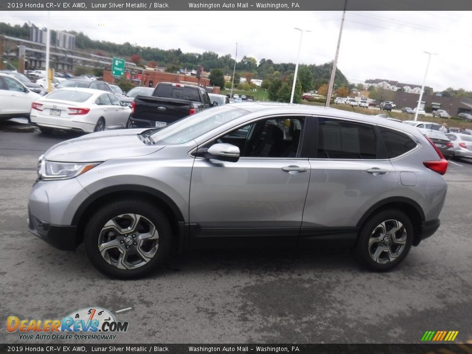 2019 Honda CR-V EX AWD Lunar Silver Metallic / Black Photo #7