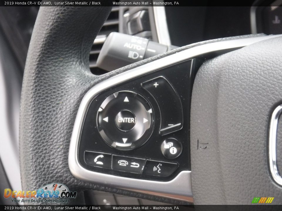 2019 Honda CR-V EX AWD Lunar Silver Metallic / Black Photo #20