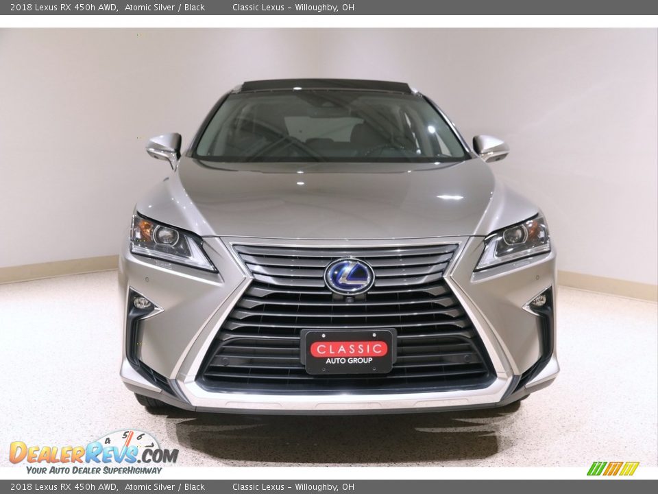 2018 Lexus RX 450h AWD Atomic Silver / Black Photo #2