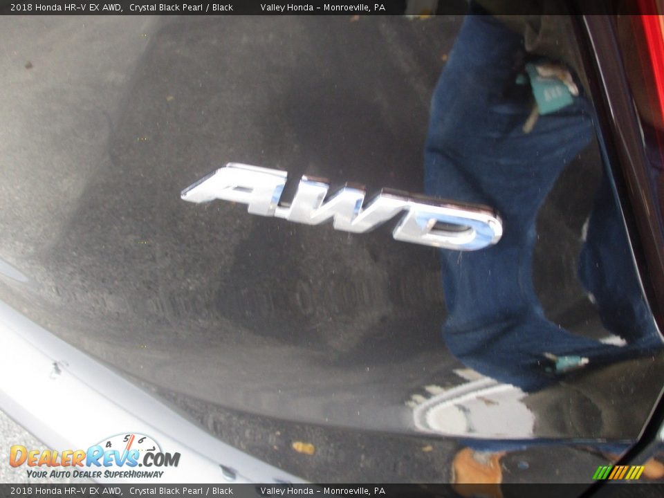 2018 Honda HR-V EX AWD Crystal Black Pearl / Black Photo #6