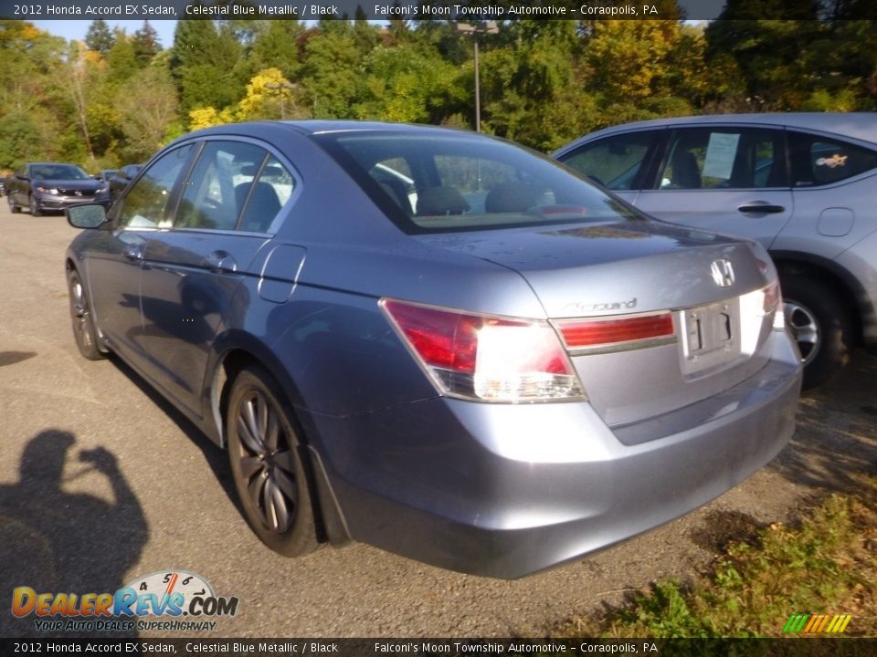 2012 Honda Accord EX Sedan Celestial Blue Metallic / Black Photo #2