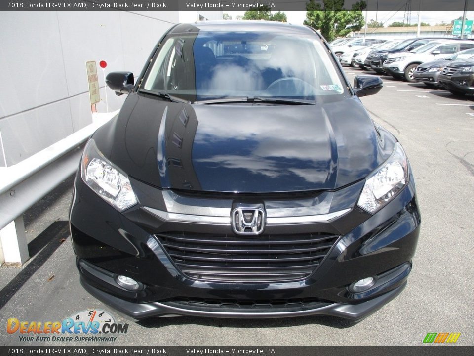 2018 Honda HR-V EX AWD Crystal Black Pearl / Black Photo #8
